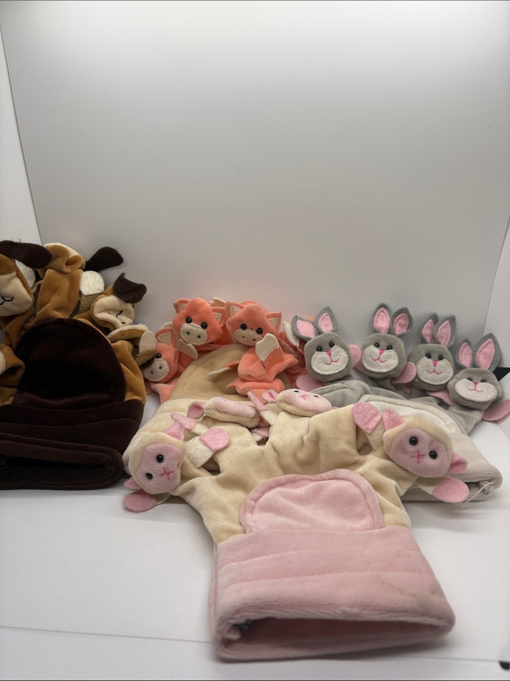 Chrisha Playful Plush Finger Hand Puppet Vintage 4